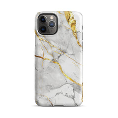 White Marble Snap case for iPhone