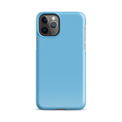 Aqua Blue Snap case for iPhone