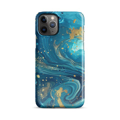 Turquoise Swirl  Snap case for iPhone