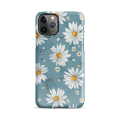 white Daisies Snap case for iPhone