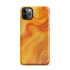 Abstract Yellow Snap Phone  case for iPhone