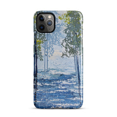 River Trees Snap case for iPhone