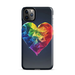 Ranbow Heart Snap case for iPhone