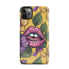 Vibrant Lips Snap case for iPhone