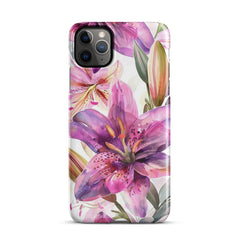 Watercolor Lily Snap case for iPhone