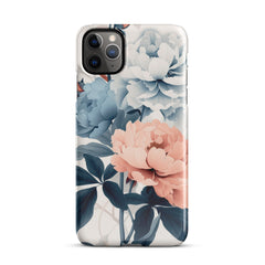 Tricolor Flowers Snap case for iPhone