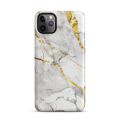 White Marble Snap case for iPhone