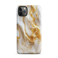 Gold Marble Snap case for iPhone