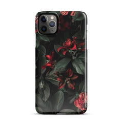 Floral Dark Snap case for iPhone