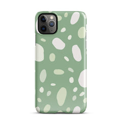 Sprinkle Green Snap case for iPhone