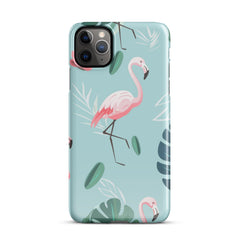 Tropical Flamingo Snap case for iPhone