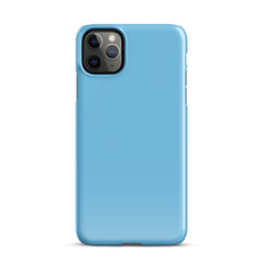 Aqua Blue Snap case for iPhone