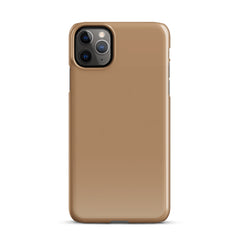 Brown Snap case for iPhone