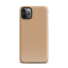 Light Brown Snap case for iPhone