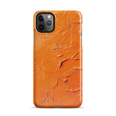 Orange Aastract Snap case for iPhone