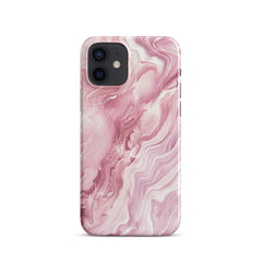 Pink Marble Snap case for iPhone