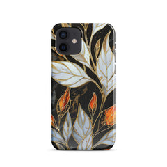 Stained Galss Leaves Snap case for iPhone