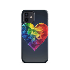 Ranbow Heart Snap case for iPhone