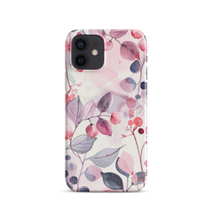 Pink Floral Snap case for iPhone