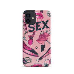 Pink Love Snap case for iPhone