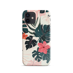 Flower leaves Snap case for iPhone