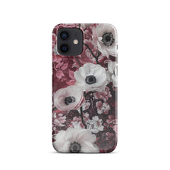 Red Floral Snap case for iPhone