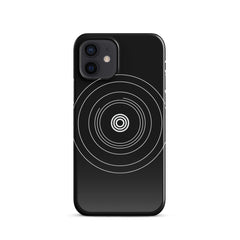 Black Circle Snap case for iPhone