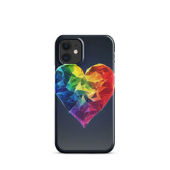 Ranbow Heart Snap case for iPhone