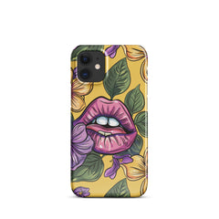 Vibrant Lips Snap case for iPhone