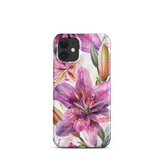 Watercolor Lily Snap case for iPhone