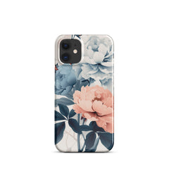 Tricolor Flowers Snap case for iPhone