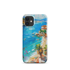 Mediterranean Beach Snap case for iPhone