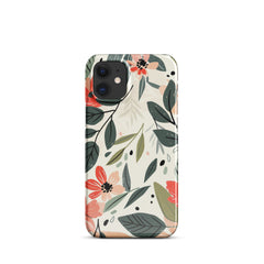 Flower leave Snap case for iPhone