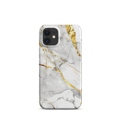 White Marble Snap case for iPhone