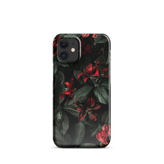 Floral Dark Snap case for iPhone