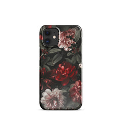 Pink Red Floral Snap case for iPhone