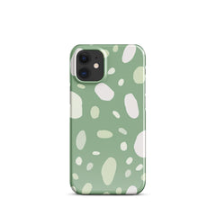 Sprinkle Green Snap case for iPhone