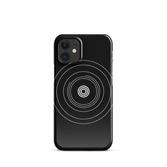 Black Circle Snap case for iPhone