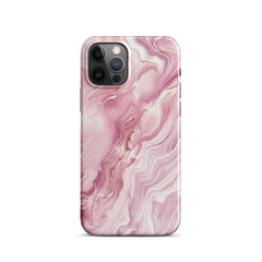 Pink Marble Snap case for iPhone