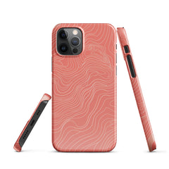 Coral Pink Snap case for iPhone