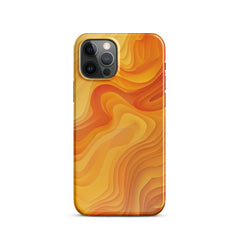 Abstract Yellow Snap Phone  case for iPhone