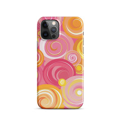 Pink Yellow Phone case for iPhone