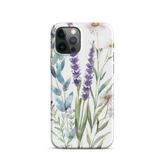 Lavender Snap case for iPhone