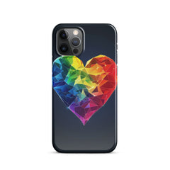 Ranbow Heart Snap case for iPhone