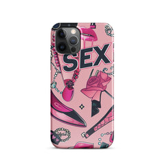 Pink Love Snap case for iPhone