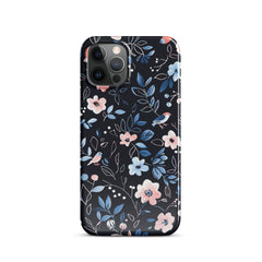 Blue Flowers Snap case for iPhone