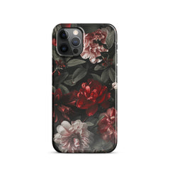 Pink Red Floral Snap case for iPhone