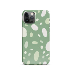 Sprinkle Green Snap case for iPhone