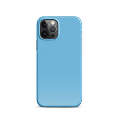 Aqua Blue Snap case for iPhone