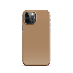 Brown Snap case for iPhone